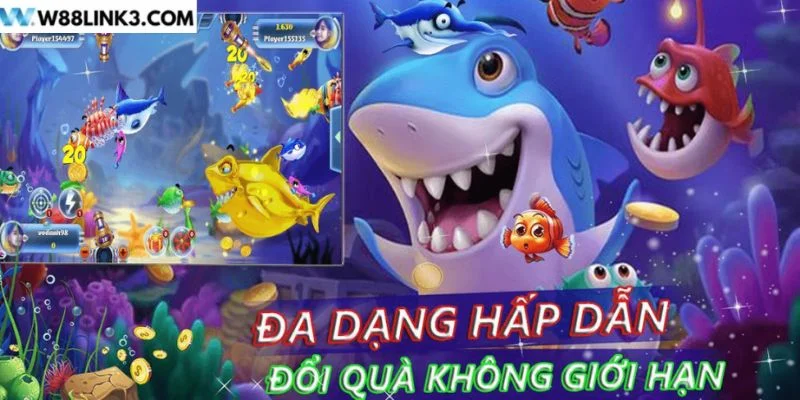 Bắn Cá 3D W88: Săn Cá Ăn Tiền Thật, Lĩnh Thưởng Liền Tay